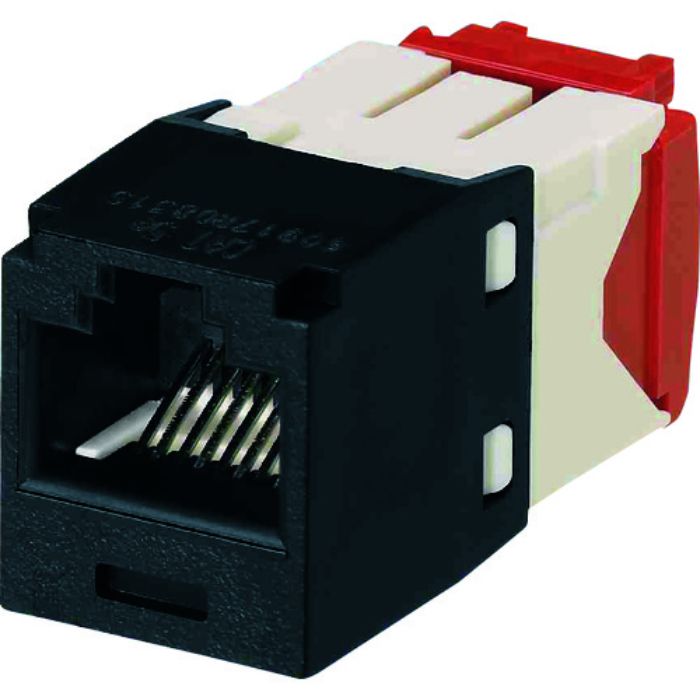 PANDUIT カテゴリ5E RJ45モジュラージャック UTP TGタイプ 黒 CJ5E88TGBL(Tcode:1280443)