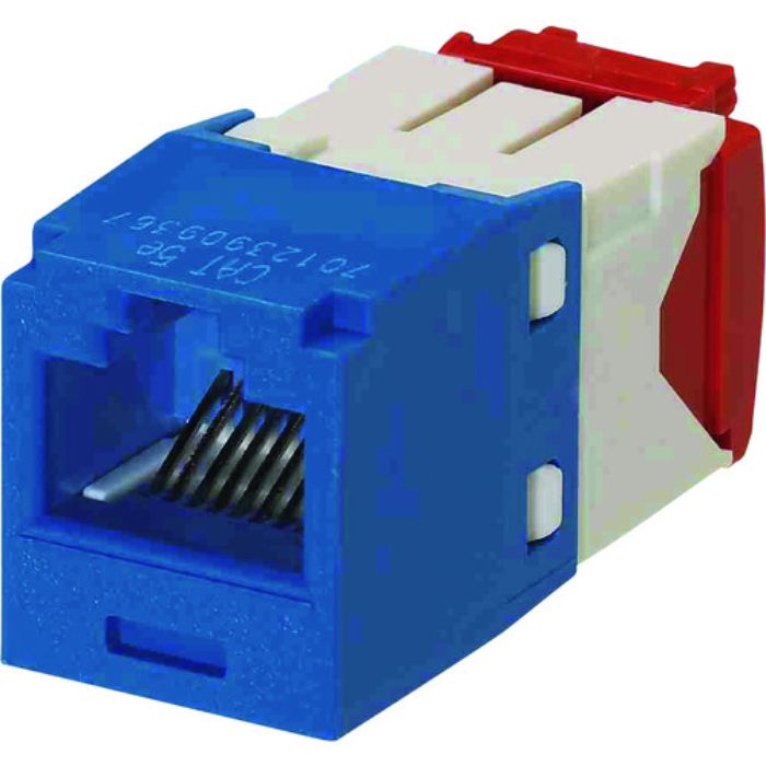 PANDUIT カテゴリ5E RJ45モジュラージャック UTP TGタイプ 青 CJ5E88TGBU(Tcode:1280417)