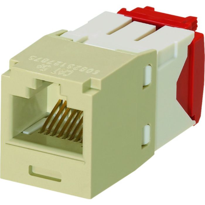 PANDUIT カテゴリ5E RJ45モジュラージャック UTP TGタイプ アイボリー CJ5E88TGGR(Tcode:1487066)