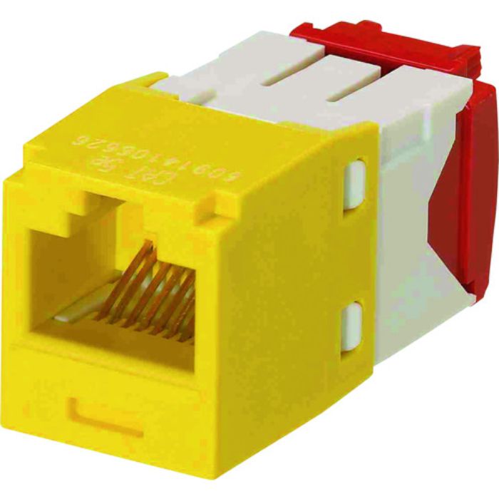 PANDUIT カテゴリ5E RJ45モジュラージャック UTP TGタイプ 黄 CJ5E88TGYL(Tcode:1487074)