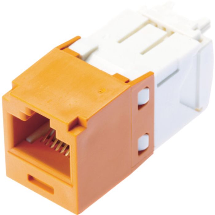 PANDUIT カテゴリ6モジュラージャック オレンジ(Tcode:1141021)