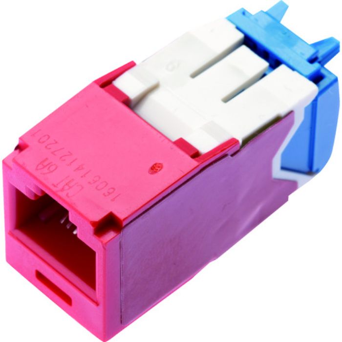 PANDUIT カテゴリ6A モジュラージャック 赤(Tcode:8257239)