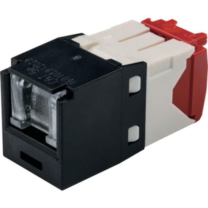 PANDUIT カテゴリ5E シャッター付モジュラージャック 黒(Tcode:8285876)