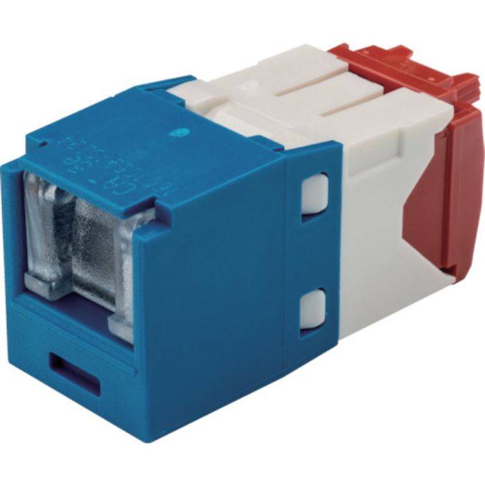 PANDUIT カテゴリ5E シャッター付モジュラージャック 青(Tcode:8285877)