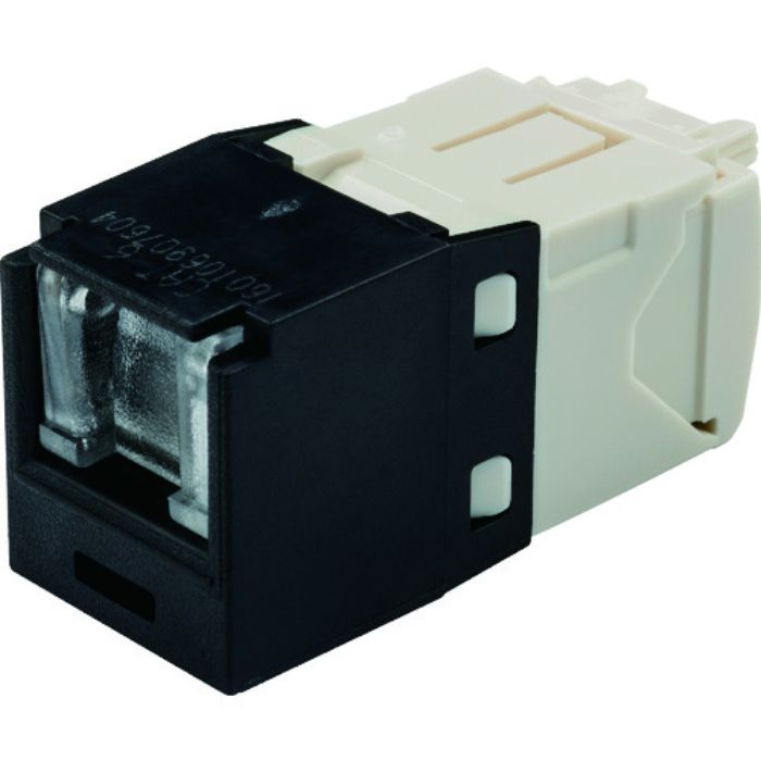 PANDUIT カテゴリ6 シャッター付モジュラージャック 黒(Tcode:8285886)