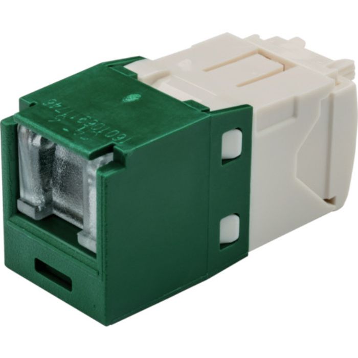 PANDUIT カテゴリ6 シャッター付モジュラージャック 緑(Tcode:8285889)
