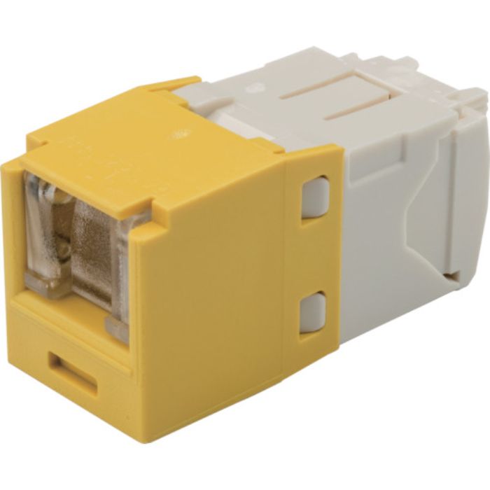 PANDUIT カテゴリ6 シャッター付モジュラージャック 黄(Tcode:8285895)