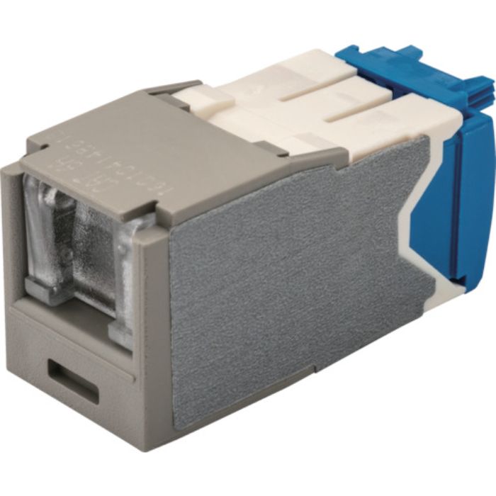 PANDUIT カテゴリ6A シャッター付モジュラージャック ライトグレー(Tcode:8285899)