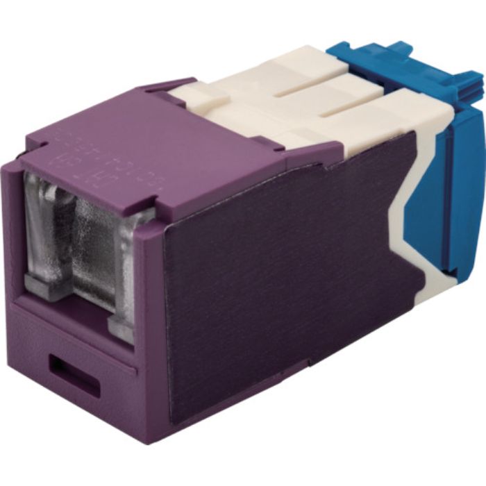 PANDUIT カテゴリ6A シャッター付モジュラージャック 紫(Tcode:8285903)