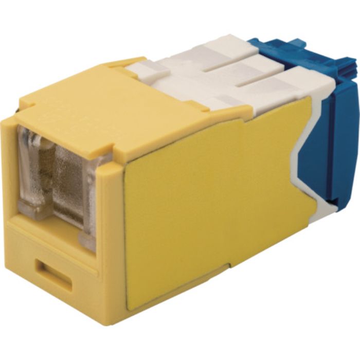 PANDUIT カテゴリ6A シャッター付モジュラージャック 黄(Tcode:8285905)