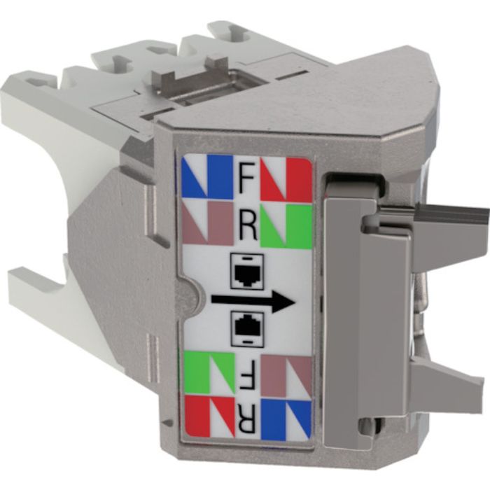 PANDUIT カテゴリ6 左右45度シールドアングル シールド付きモジュラージャック用キャップ オフホワイト CJSLRCAPIW-X(Tcode:2504144)