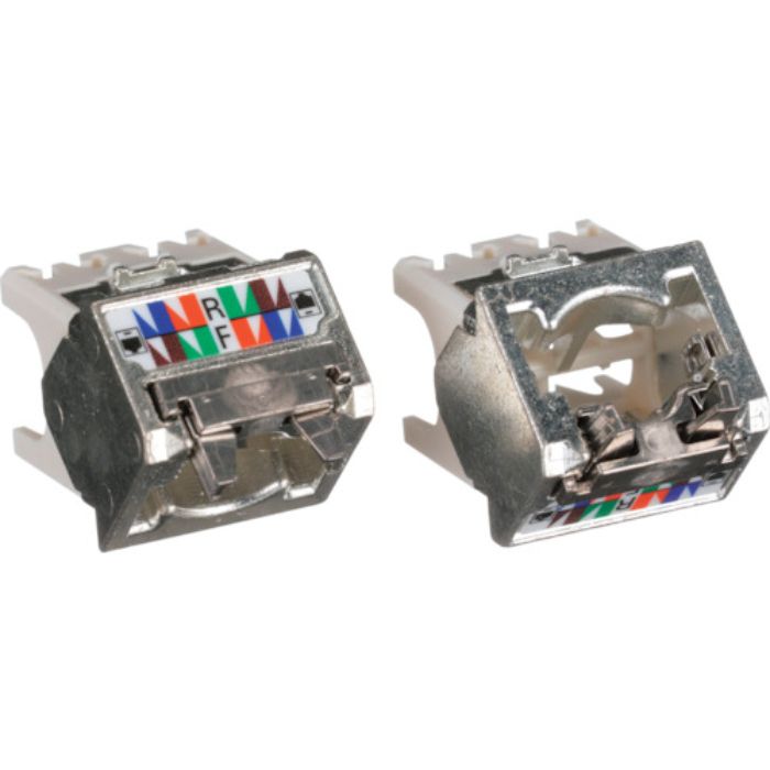 PANDUIT カテゴリ6 上下45度シールドアングル シールド付きモジュラージャック用キャップ オフホワイト CJSUDCAPIW-X(Tcode:2392955)