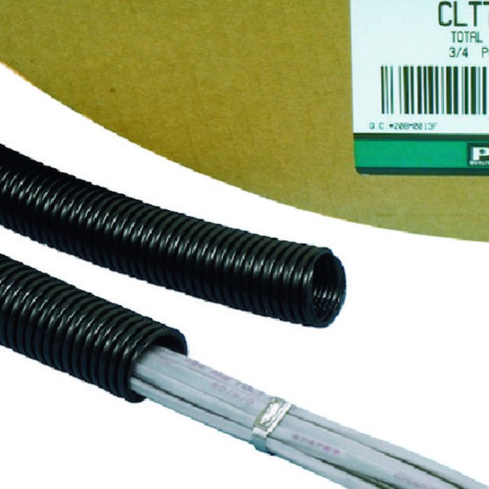 PANDUIT コルゲートチューブ 耐熱性ナイロン6 スリットなし 黒(Tcode:1477444)