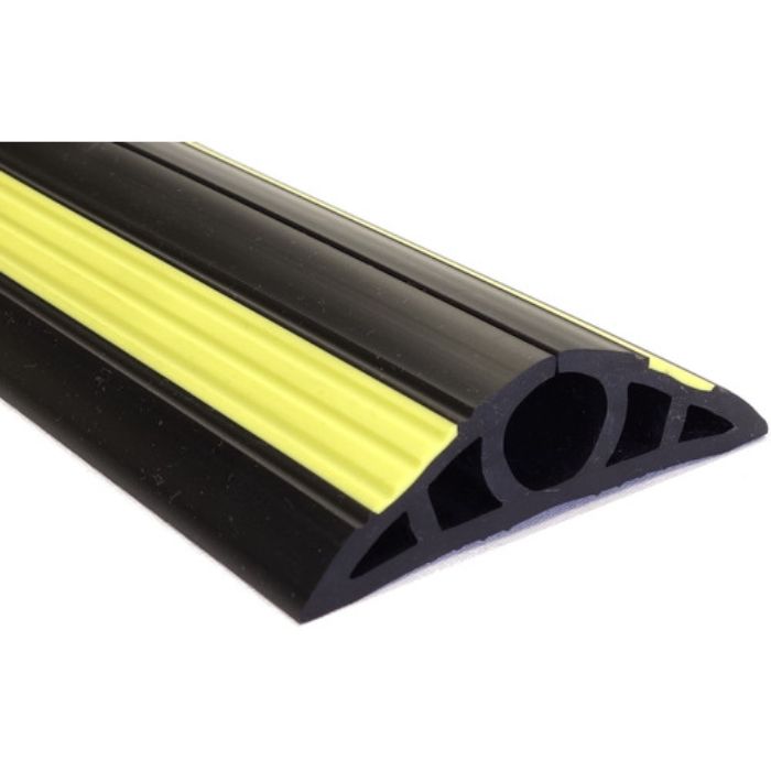 大研 ケーブルプロテクタ2 20x5M ブラック(黄色ライン入り)(Tcode:3428273)