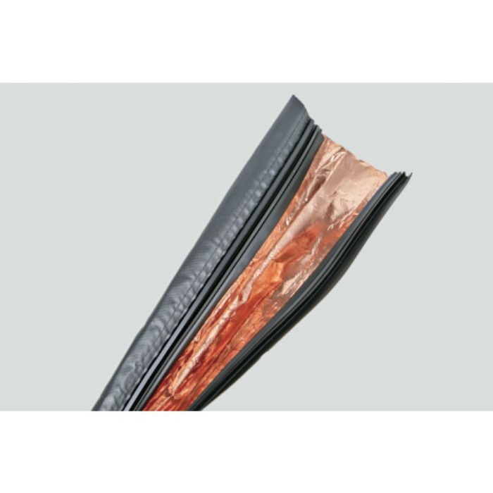 TRUSCO 銅箔シールドチューブ レールタイプ 40Φ 長さ5m(Tcode:2076412)