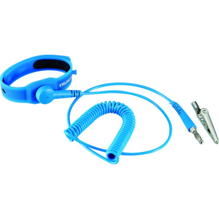 TRUSCO クリーンルーム用リストストラップ コード有効長1.8m(Tcode:1948664)