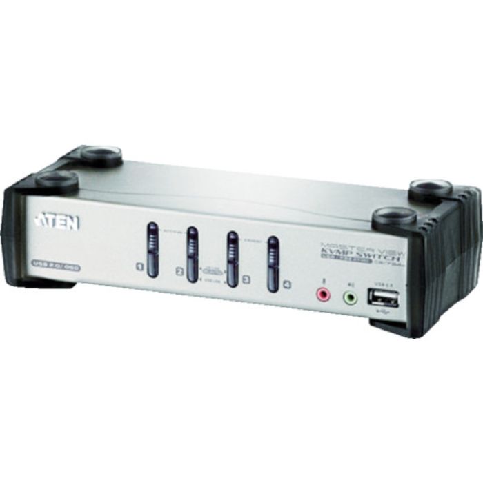ATEN KVMP[[TM上]]スイッチ 4ポート/USB2.0 /VGA/USB2.0ハブ2ポート(OSD搭載)(Tcode:1152983)