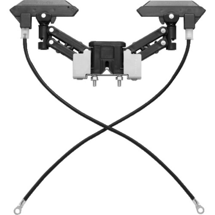 Panasonic 集電アーム 平型接続端子付 タンデム型 平板用 定格:1P600V20A×2(Tcode:8356331)