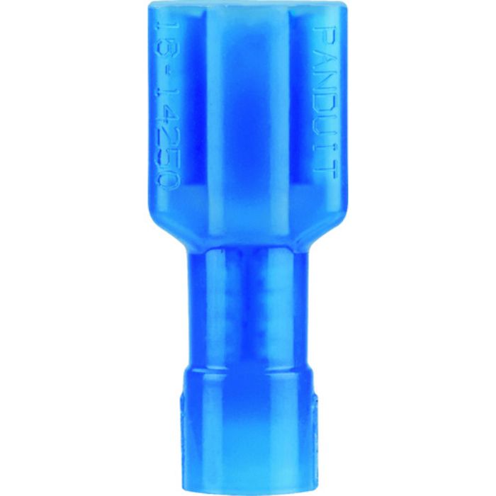 PANDUIT 圧着端子 差込型完全絶縁 メス型 AWG16〜14 青 (100個入)(Tcode:4973216)