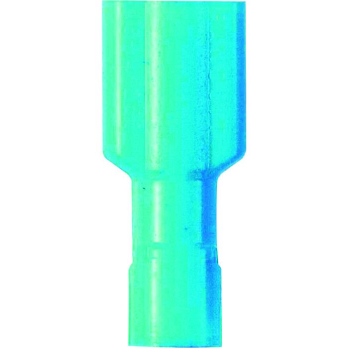 PANDUIT 絶縁被覆付圧着端子 ディスコグリップタイプ メス型ディスコネクト AWG16〜14 250タブ用 青 100個入(Tcode:1280415)