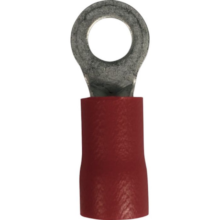 ストロングホールド ビニール絶縁被覆付圧着端子(丸形) 電線サイズ:AWG8/8sq 取付ネジ:M6 25個入り EV8-14R-Q(Tcode:2502861)