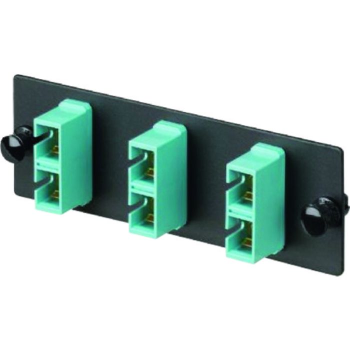 PANDUIT 光ファイバー SCアダプタパネル デュプレックス 6芯 OM4 1個入り FAP3WAQDSCZ(Tcode:1487210)