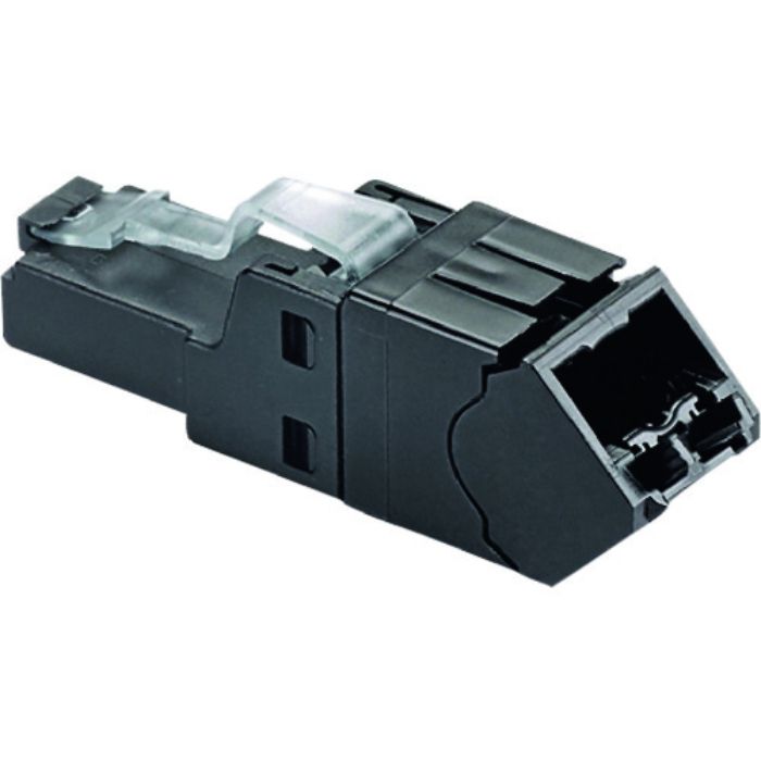 PANDUIT LANコネクタ CAT6A 簡単成端モジュラープラグアングルタイプ FPUD6X88MTG(Tcode:1573942)