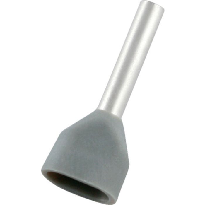TRUSCO フェルール圧着端子 絶縁スリーブ付き ツインタイプ 0.75-10 100個入(Tcode:2571436)