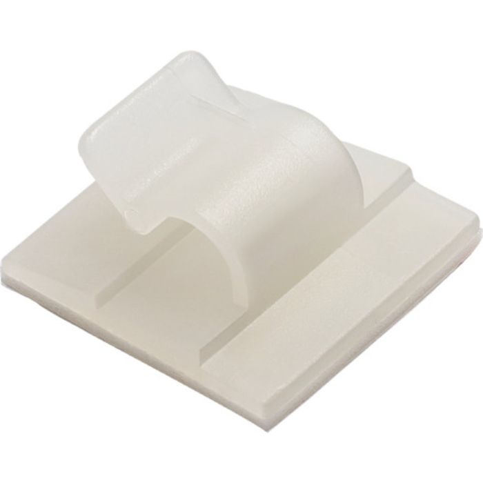 SapiSelco ケーブル固定クリップ 粘着タイプ 10mm (100個入)(Tcode:8190263)