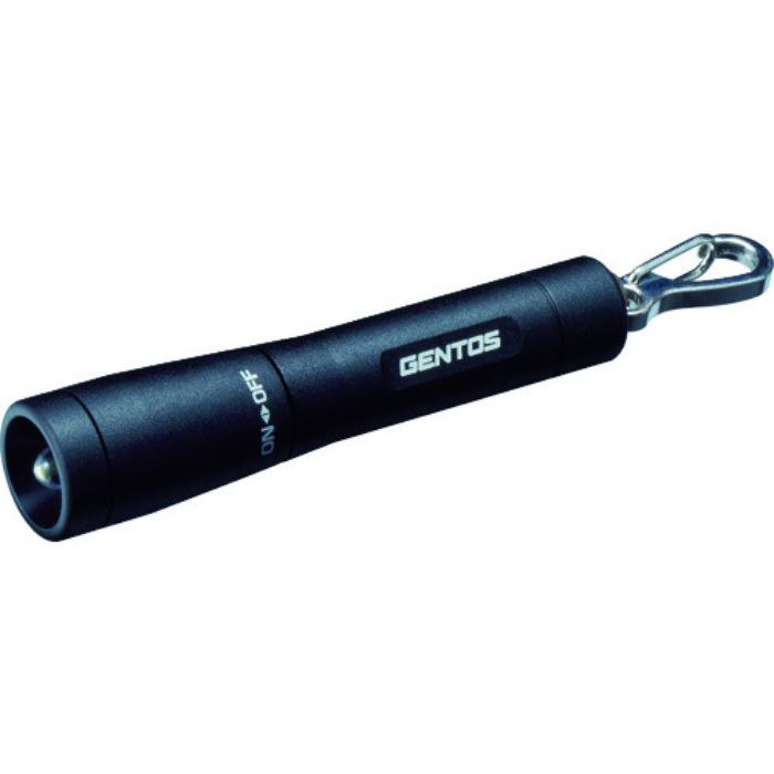 GENTOS LEDペンライト(電池式) LEDキーライト GK-002B 明るさ15lm 黒(Tcode:8193869)