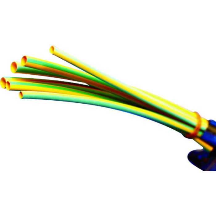 PANDUIT 熱収縮チューブ 標準タイプ イエローグリーン 1箱(袋)=25本(Tcode:3614271)