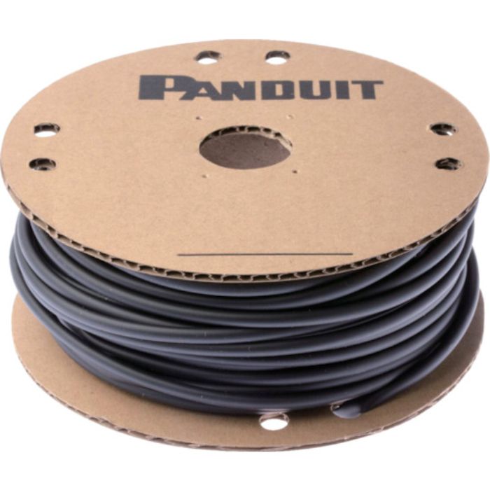PANDUIT 熱収縮チューブ 標準・長尺タイプ 黒 30.5m巻 収縮前内径12.7mm(Tcode:1083206)