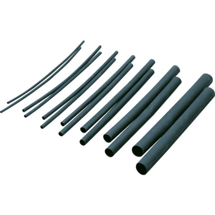 PANDUIT 熱収縮チューブ サイズコンビネーションパック スモールタイプ 黒(Tcode:2522233)