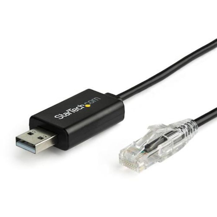 スターテック Ciscoコンソールロールオーバーケーブル/USB-A - RJ45 (M-M)/1.8m(Tcode:4931324)