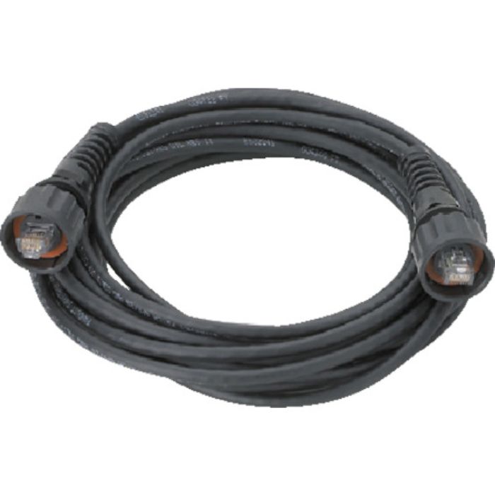 PANDUIT CAT5E 高ノイズ対応産業用LANケーブル 緑青 5m(Tcode:8281531)
