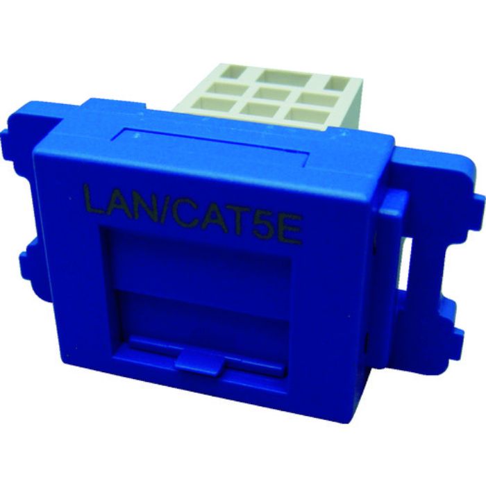 PANDUIT カテゴリ5EJISプレート用ジャックキット 青(Tcode:4694961)