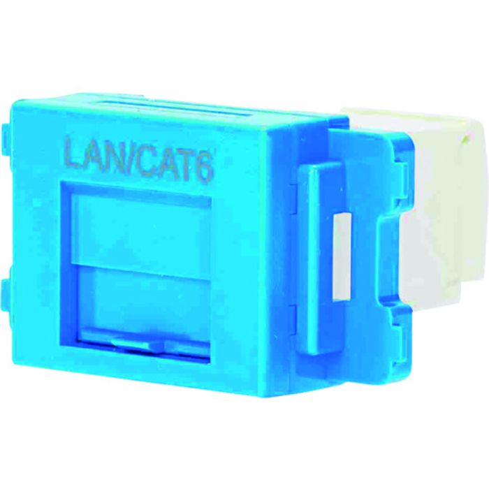 PANDUIT カテゴリ6JISプレート用ジャックキット 青(Tcode:1235905)