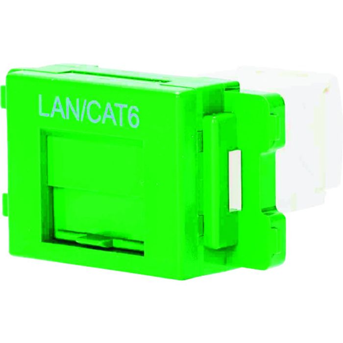 PANDUIT カテゴリ6JISプレート用ジャックキット 緑(Tcode:1235908)