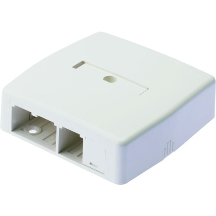 PANDUIT ローゼットボックス シャッターなし 4個口(3ローゼット+1ブランク) 白 JOQ3B0000(Tcode:1477413)