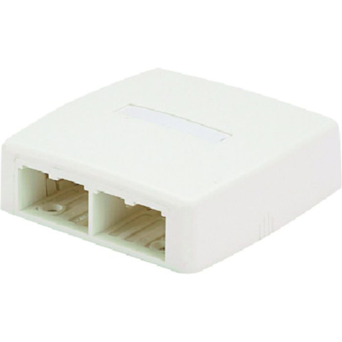 PANDUIT ローゼットボックス シャッターなし 4個口 白 JOQ40000(Tcode:1477435)