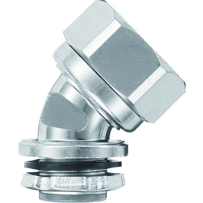 SANKEI ケイフレックス用 45°コネクタ ノックアウト接続用 管用平行おねじ付き(Tcode:1584258)