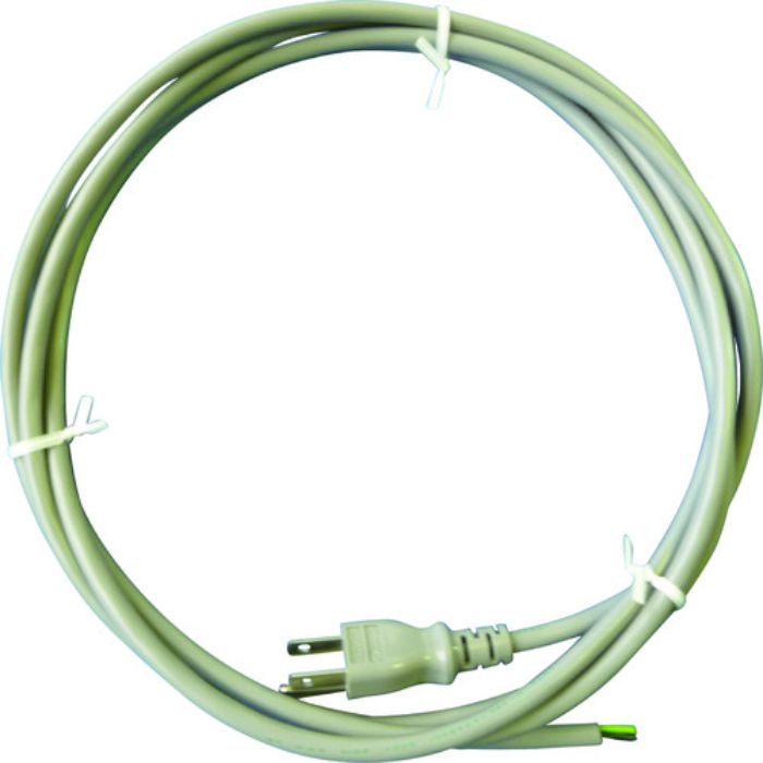 川崎電線 プラグ付電源用コード 3m 灰(Tcode:3331253)