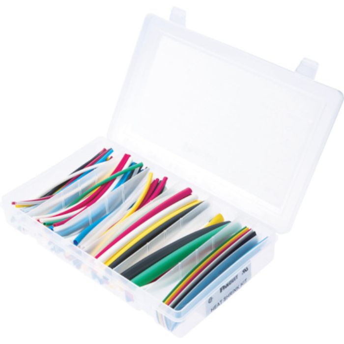 PANDUIT 熱収縮チューブ キットボックス サイズコンビネーション カラー(Tcode:3908062)