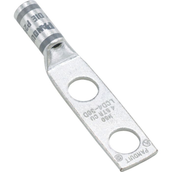 PANDUIT 銅製圧縮端子 標準バレル 2つ穴 (50個入)(Tcode:7851375)