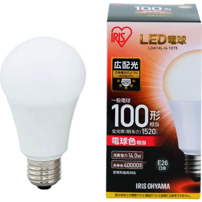 IRIS LED電球 E26広配光タイプ 100形相当 電球色 1520lm(Tcode:1256746)