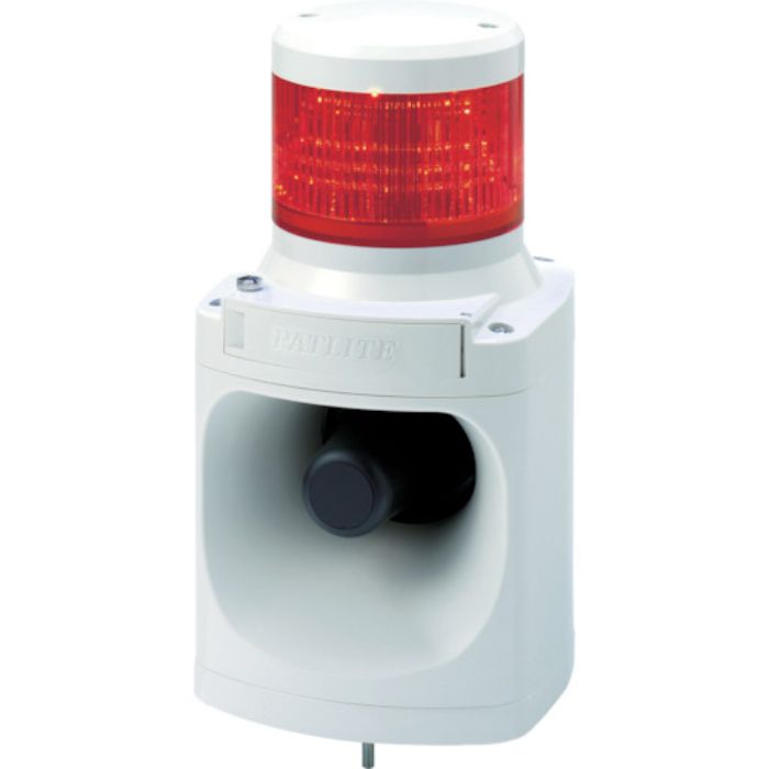 パトライト LED積層信号灯付き電子音報知器 色:赤(Tcode:7514638)