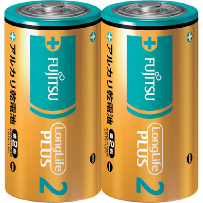 FDK アルカリ乾電池単2 Long Life Plus 2個パック