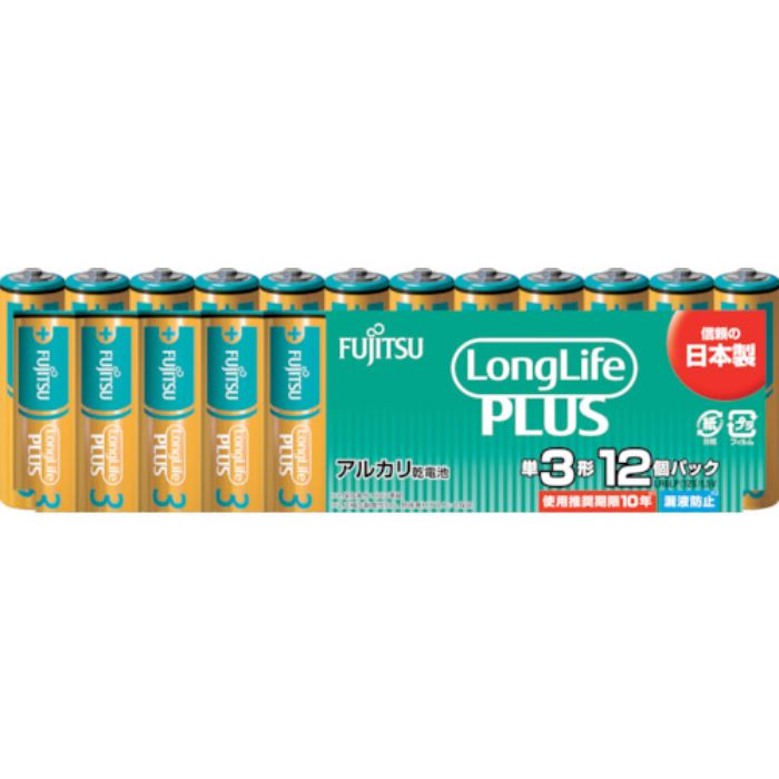 FDK アルカリ乾電池単3 Long Life Plus 12個パック