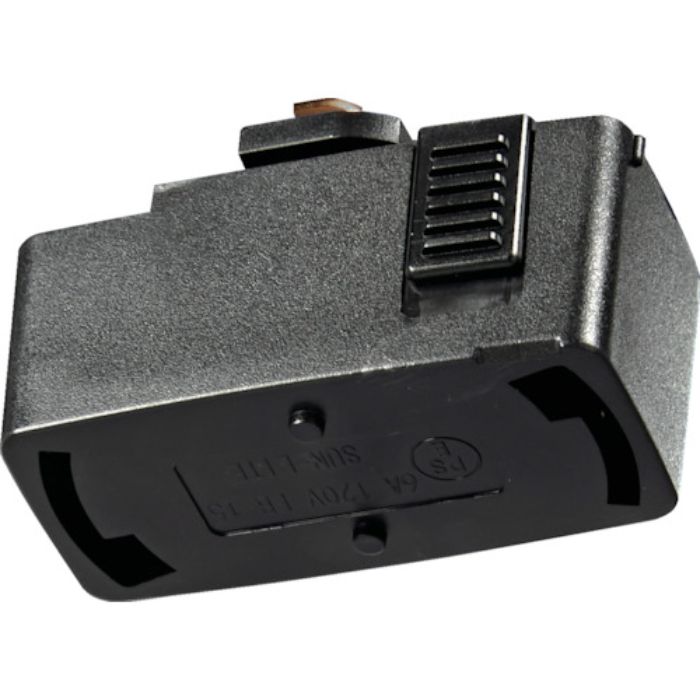 TRUSCO ライティングレール用プラグ 黒(Tcode:3813059)