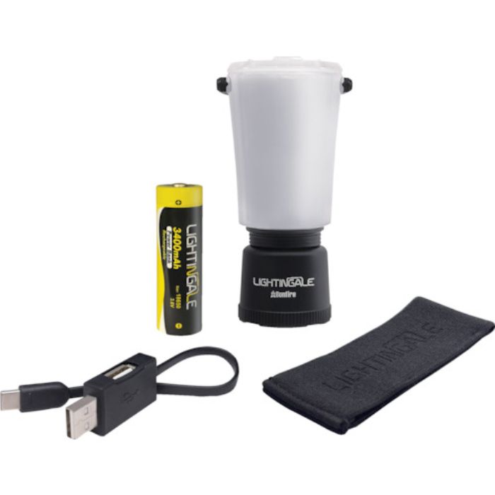 ライティンゲイル LEDミニランタンBonfire+3400mAh充電池(Tcode:4282844)